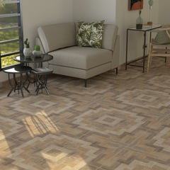 EUROCERAMICA - Piso Cerámico Chacana Marrón 50x50cm Caja 2.25 m2