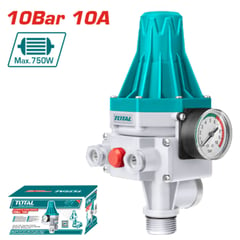 TOTAL TOOLS - Control Automatico para Bombas de Agua 1"x1" 1.5bar 10a 110-120v Ip65 Utwps102