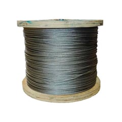 NAVCAR - Cable Guaya en Acero Galvanizado 1/16 (1,59 mm) x 500 metros, alma acero, Construcción: 7 x 7