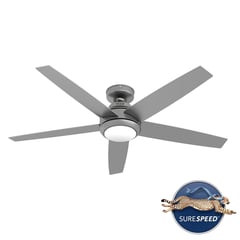 HUNTER FAN - Ventilador de Techo Zayden 132 cm de Diametro Color Plata CFM 6109