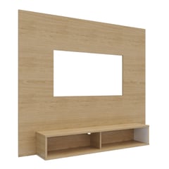 JUST HOME COLLECTION - Panel Para Tv Oslo 118x135x22.4cm Rovere