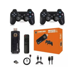 undefined - Consola de Juegos Android TV Box Game + 2 Controles Inalámbricos Dg-80