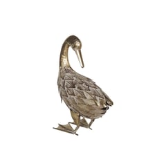 MARRES - ESCULTURA PATO METAL 30.5X38.8 cm ORO SU