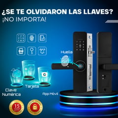 undefined - Cerradura Digital Inteligente Wifi. Huella. Alta Seguridad