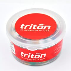 TRITON - Chinche Plastificado Surtido 500und