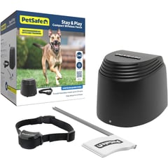 PETSAFE - Valla Inalámbrica Recargable para Perros y Gatos con Cobertura de hasta 3000 m²