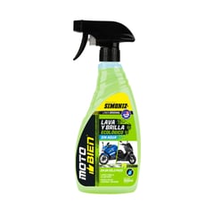 SIMONIZ - Lava Y Brillo Ecologico Sin Agua Moto Bien 500Ml