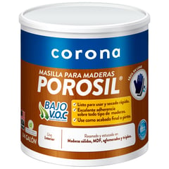 CORONA - Porosil Abarco Claro 1/4 Galón x 1,3 Kilogramos