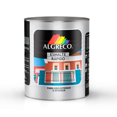 ALGRECO - Esmalte Rapido Aluminio 1/4 Galón