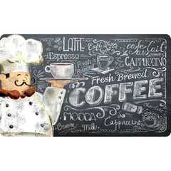 JUST HOME COLLECTION - Tapete Entrada Cocina Cofee 45x75 cm