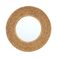 JUST HOME COLLECTION - Espejo Bamboo Redondo 68 Cm