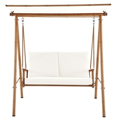 JUST HOME COLLECTION - Sillón Columpio 2 Personas Look Bambu