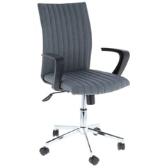 JUST HOME COLLECTION - Silla PC Escritorio Salford Gris