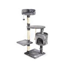 PETIZOOS - Gimnasio para Gatos Árbol 112cm Gris