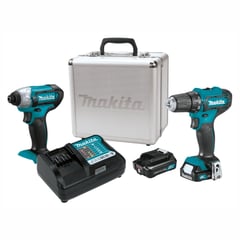 MAKITA - Taladro 3/8 Rotación + Atornillador Impacto 12v