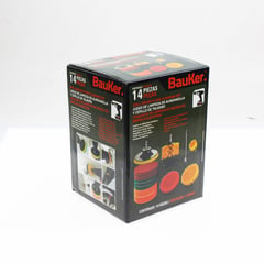 BAUKER - Kit Accesorios Limpieza Para Taladro 14pzas