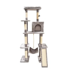 PETIZOOS - Gimnasio Para Gato Gris 159x77x48.5cm