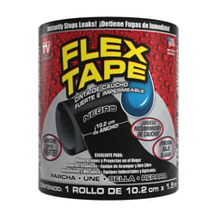 FLEX TAPE - Cinta Sellante Negra 4Inx5Ft