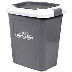 PETIZOOS - Contenedor Para Perro De Alimento 20 Kg Gris