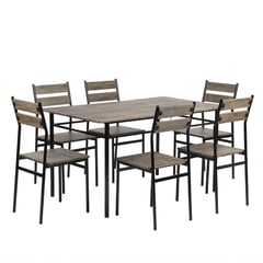 JUST HOME COLLECTION - Set Comedor Laila 1+6 Sillas