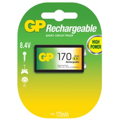 GP - Pila recargable 9 voltios nimh 170 mah 1 unidad